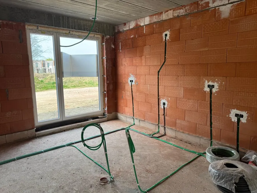 Elektriciteit in ruwbouw, klaar voor de afwerking — VB Energy